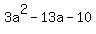 3a%5E2-13a-10