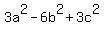 3a%5E2-6b%5E2%2B3c%5E2
