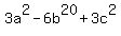 3a%5E2-6b%5E20%2B3c%5E2