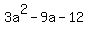 3a%5E2-9a-12