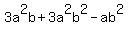3a%5E2b%2B3a%5E2b%5E2-ab%5E2