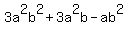 3a%5E2b%5E2%2B3a%5E2b-ab%5E2