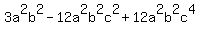 3a%5E2b%5E2-12a%5E2b%5E2c%5E2%2B12a%5E2b%5E2c%5E4