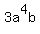 3a%5E4b