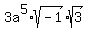 3a%5E5%2Asqrt%28-1%29%2Asqrt%283%29+