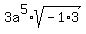 3a%5E5%2Asqrt%28-1%2A3%29+