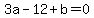 3a-12%2Bb+=+0