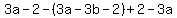 3a-2-%283a-3b-2%29%2B2-3a