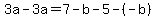 3a-3a+=+7+-+b-5-%28-b%29