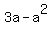 3a-a%5E2