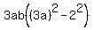 3ab%28%283a%29%5E2-+2%5E2%29
