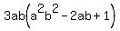 3ab%28a%5E2b%5E2+-2ab+%2B+1%29