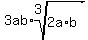 3ab%2Aroot%283%2C2a%2Ab%29