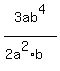 3ab%5E4%2F%282a%5E2%2Ab%29