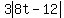 3abs%288t-12%29