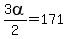 3alpha%2F2=171