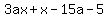 3ax%2Bx-15a-5