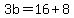 3b=16%2B8