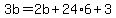3b=2b%2B24%2A6%2B3