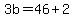 3b=46%2B2
