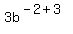 3b%5E%28-2%2B3%29