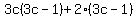 3c%283c-1%29%2B2%283c-1%29
