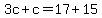 3c%2Bc=17%2B15
