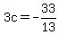 3c=-33%2F13