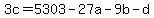 3c=5303-27a-9b-d