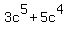 3c%5E5+%2B+5c%5E4