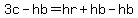 3c-hb=hr%2Bhb-hb