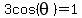 3cos%28theta%29=1