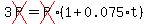 3cross%28P%29=cross%28P%29%281%2B0.075%2At%29