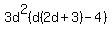 3d%5E2%28d%282d%2B3%29-4%29