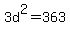 3d%5E2=363