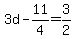 3d-11%2F4=3%2F2