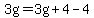 3g=3g%2B4-4
