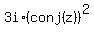 3i%2A%28conj%28z%29%29%5E2