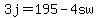 3j=195-4sw