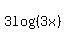 3log%28%283x%29%29+