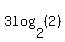 3log%282%2C%282%29%29