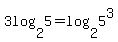 3log%282%2C5%29=log%282%2C5%5E3%29
