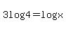 3log%284%29+=+log%28x%29