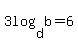 3log%28d%2Cb%29=6