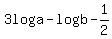 3loga-logb-1%2F2