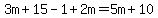 3m%2B15-1%2B2m=5m%2B10