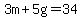 3m%2B5g=34