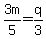 3m%2F5=q%2F3