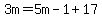 3m=5m-1%2B17