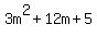 3m%5E2%2B12m%2B5